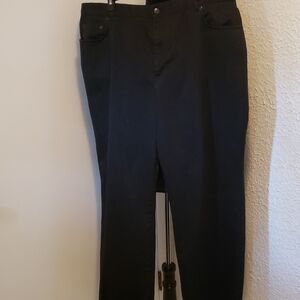 Jones New York Women's Black Straight Leg Jeans